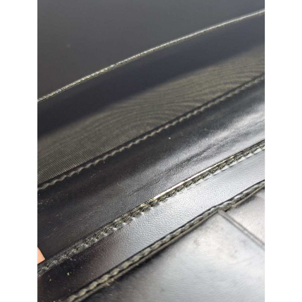 Auth Gucci Implement Black Canvas & Leather Walle… - image 7